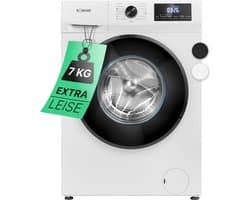 Bomann WA 7175 W Wasmachine - 7KG - 1400 toeren - 15 programma's - Stoomfunctie - Energieklasse A - 10 jaar motorgarantie
