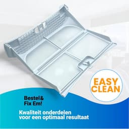 Fixem Geschikt voor Whirlpool 481248058322 Pluiszeef Droger Filter - Vervangingsfilter voor Whirlpool, Indesit, Privileg en Bauknecht Wasdrogers - Fijnfilter, Zeeffilter, Pluisfilter - Efficiënte Luchtstroom & Verbeterde Prestaties — thumbnail 5
