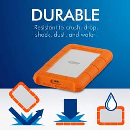 Draagbare 2TB USB-C Externe Harde Schijf - Val-, Stof- en Regenbestendig voor Laptop en Desktop — thumbnail 6