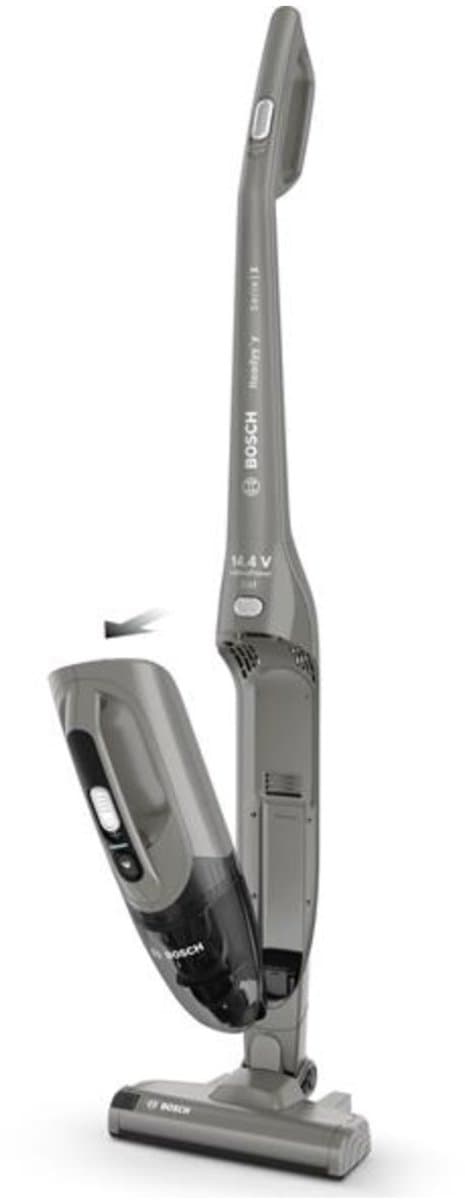 Bosch Serie 2 BBHF214G - Steelstofzuiger & elektrische bezem - Zakloos - Grijs — afbeelding 1