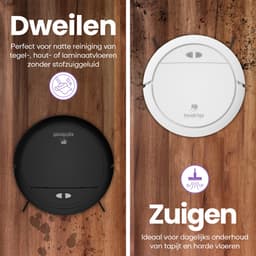 Hendriqs® Robotstofzuiger met Dweilfunctie en Laadstation - Geschikt voor Huisdieren - Tot 243 Minuten Accuduur & Krachtige Zuigkracht - Elektrische Stofzuiger Robot - Dweilrobot - Vacuum Cleaner — thumbnail 14