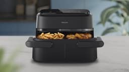 Philips 1000 Series Dual Basket Airfryer - NA150/00 - Dubbele Mand - Flexible Basket - 7.1L - Tot 5 Personen — thumbnail 13