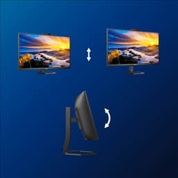 Philips 34E1C5600HE - QHD Curved Ultrawide Monitor - Webcam - Windows Hello - USB-C 65w - USB hub - 34 inch — thumbnail 5