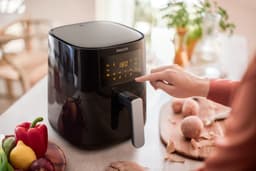 Philips Airfryer Essential 3000 Series - HD9252/70 - 4 liter (L)- Hetelucht friteuse - Digitaal display - Warmhoudfunctie — thumbnail 5