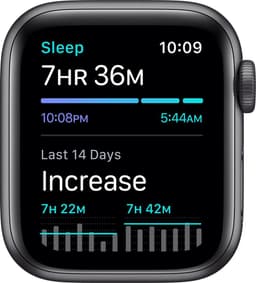 Apple Watch SE 2021 - Smartwatch heren en dames - 44mm - Spacegrijs — thumbnail 12