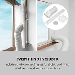 Klarstein Mobiele airconditioner met luchtafvoerslang, 4-in-1 airconditioner met ventilator, luchtontvochtiger & nachtmodus, Kleine & draagbare airconditioner voor thuis & op kantoor, 12000 BTU Laag verbruik,5 kW voor 56 m² - Afstandsbediening — thumbnail 21