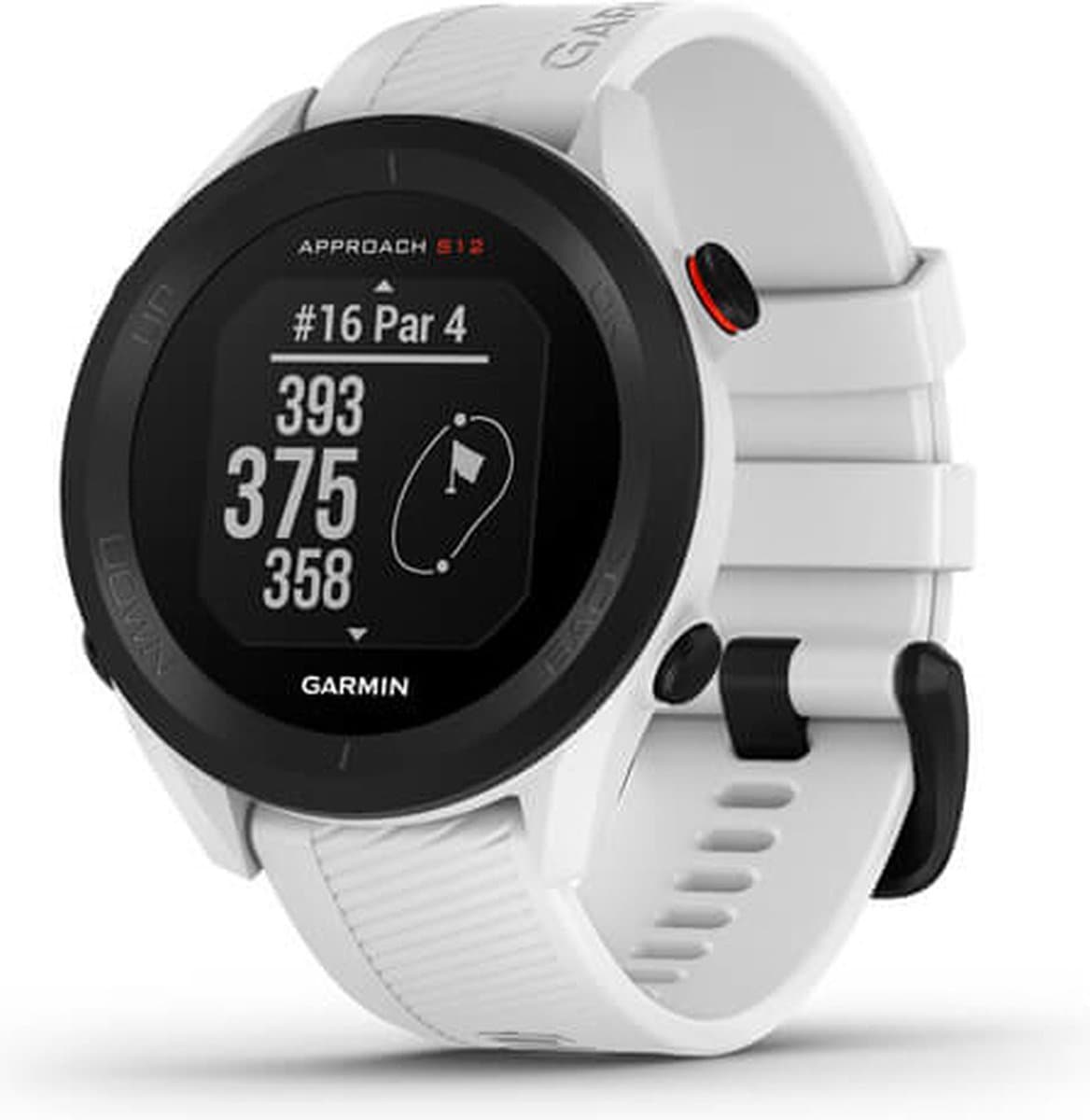 Garmin Approach S12 Smartwatch - Golfhorloge - Met GPS Tracker - Hoge Resolutie - 5ATM Waterdicht - Wit — afbeelding 1