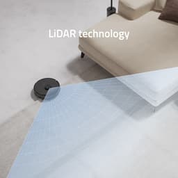 Hombli Slimme Robotstofzuiger - LiDAR Navigatie - Dweilen (300 ml) - No-Go Zones Anti-Val Sensor HEPA Filter - Compatibel met Alexa, Google en Siri- Alle vloeren - Zwart — thumbnail 14