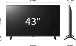 LG 43UR78006LK - 43 inch - 4K LED - 2023 - Buitenlands model — thumbnail 8