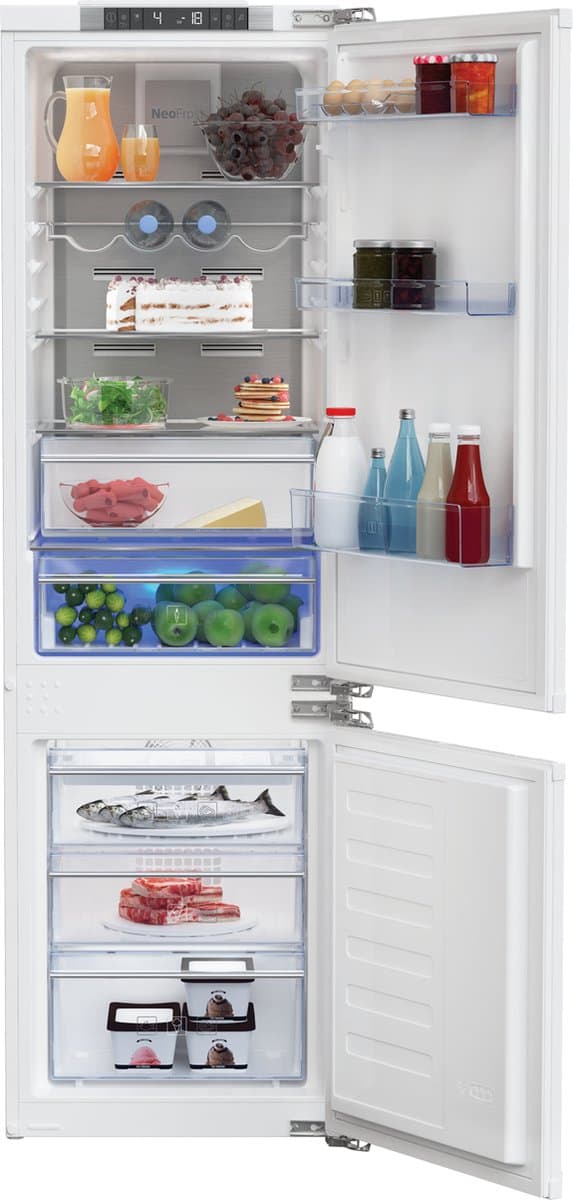 Beko BCNA275E4FN koel-vriescombinatie Ingebouwd 254 l E Wit — afbeelding 1