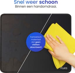 Vues Muismat - Anti Slip - 300 x 250 mm - Zwart — thumbnail 4