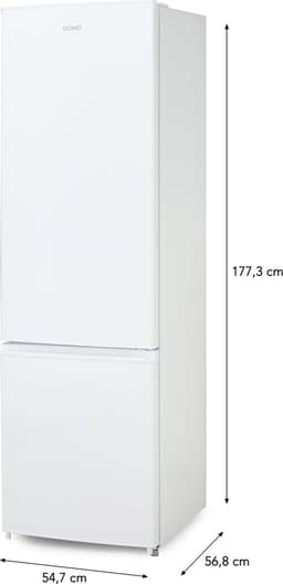 DOMO DO91335C Koelkast - Koel-vriescombinatie - 262L - D - Wit — thumbnail 4