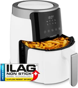 MEDION L Airfryer P40 - 4,7 L - 1500 W - 8 programma’s - Wit — thumbnail 13