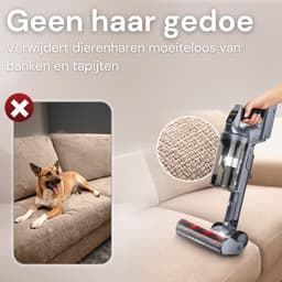 Vesora® 3-in-1 Steelstofzuiger Draadloos zonder Zak - BASIC - Draadloze Stofzuiger - Kruimeldief Snoerloos - Vacuum Cleaner - Handstofzuiger - Stofzuiger Steel met Hepa Filter - Stofzuiger Huisdieren - Zakloze Stofzuiger — thumbnail 23