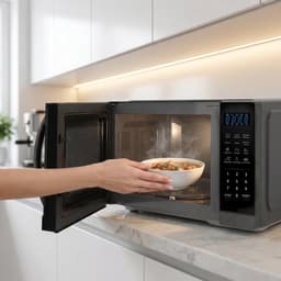 Heinner Vrijstaand Magnetron 25L – Digitale Bediening – 11 Vermogensniveaus – Ontdooifunctie – Timer – 900 W – Zwart — thumbnail 8