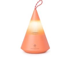 TRETTITRE TreSound Q Majestic Cloud Orange - bluetooth speaker met campinglamp - IP67 - 360° - oranje