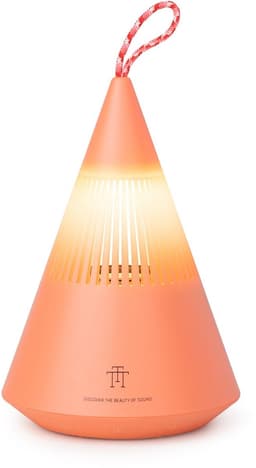 TRETTITRE TreSound Q Majestic Cloud Orange - bluetooth speaker met campinglamp - IP67 - 360° - oranje — thumbnail 1