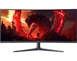 Acer NITRO XZ0 XZ340CURW0bmiiphx computer monitor 86,4 cm (34") 3440 x 1440 Pixels Wide Quad HD LCD Zwart