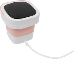 Mini Wasmachine - Opvouwbare Wasmachine - Babykleding Wassen - Met Afvoerslang - 12 Liter - Roze — thumbnail 3