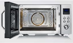 Severin MW 7777 Combi magnetron – Glazen Bodem zonder Draaiplateau – Ultra-Hetelucht tot 230 °C - 25 Liter - RVS — thumbnail 22
