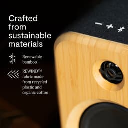 House of Marley Get Together Duo 2 Bluetooth Boekenplank Speakers - Draadloze Speaker - Hifi speakers - Stereo Set - Home Audio - FSC Bamboo Hout - Versie 2 — thumbnail 8