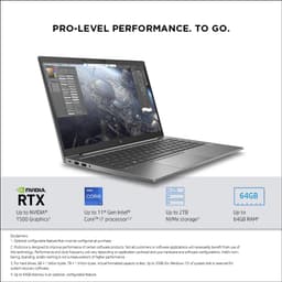HP ZBook Firefly 14 G8 Intel® Core™ i7 i7-1165G7 Mobiel werkstation 35,6 cm (14") Full HD 16 GB DDR4-SDRAM 512 GB SSD NVIDIA Quadro T500 Wi-Fi 6 (802.11ax) Windows 10 Pro Grijs — thumbnail 6