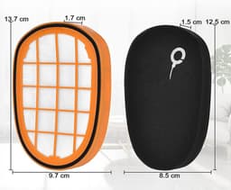 6x Filter geschikt voor Philips SpeedPro Max 8000 serie FC5005/01, CP0663/01 Vervanging Schuimrubber onderdeel — thumbnail 3