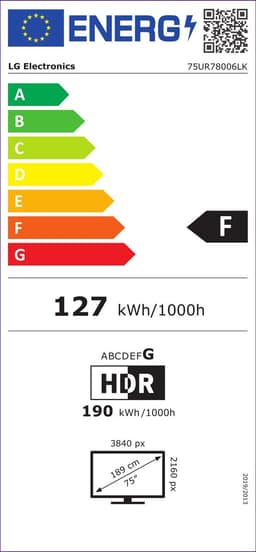 LG 75UR78006LK - 75 inch - 4K LED - 2023 - Buitenlands model — thumbnail 2
