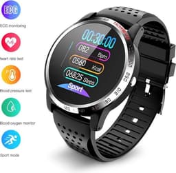 Belesy® Tachy - Smartwatch Dames - Smartwatch Heren - Horloge - 1.3 inch - Kleurenscherm - Stappenteller - Bloeddruk - Hart ECG - Mutli sport - Zilver - Blauw - Siliconen - Moederdag — thumbnail 23