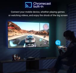 TuTu Android Smart TV - LED 4K UHD - 43 inch/110 cm - Frameless Design - Tripple Tuner DVB-T/T2/S/S2/C - HDMI x3, USB x2, CI+ - Voice Controle & Streaming apps - Geassembleerd in Eindhoven - TUS43UQ1A — thumbnail 6