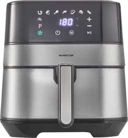 Inventum GF500HLD Airfryer XL - 5L - 8 programma's - 80-200 °C - Tot 5 personen - Zilver/Zwart — thumbnail 1