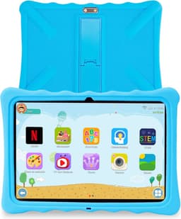 VB Kids Tablet - Kindertablet -  Ouder Control App - 5000mAh Batterij - 10 inch - Kinder tablet - Beschermhoes - Blauw — thumbnail 1