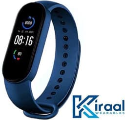 Kiraal Ultra - Stappenteller - Activity Tracker - Temperatuurmeter - Bloeddrukmeter - Hartslagmeter - Smartwatch - Horloge - Heren - Dames - Nederlandse Handleiding - Kobalt Blauw — thumbnail 1