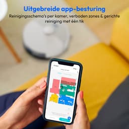 MEDION Robotstofzuiger met afzuigstation en dweilfunctie X22 SW+ (lasernavigatie, 5.000 Pa, 2-in-1, nauwkeurige mapping, no-go zones, meerdere etages, MD 100021) grijs — thumbnail 10