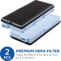 2 Stuks Actieve HEPA Filter Set geschikt voor Miele GN Hyclean 3D/S8340/AH50/C1/C2/C3/S6/S8 - Vervangbaar - Stofzuiger onderdelen — thumbnail 9