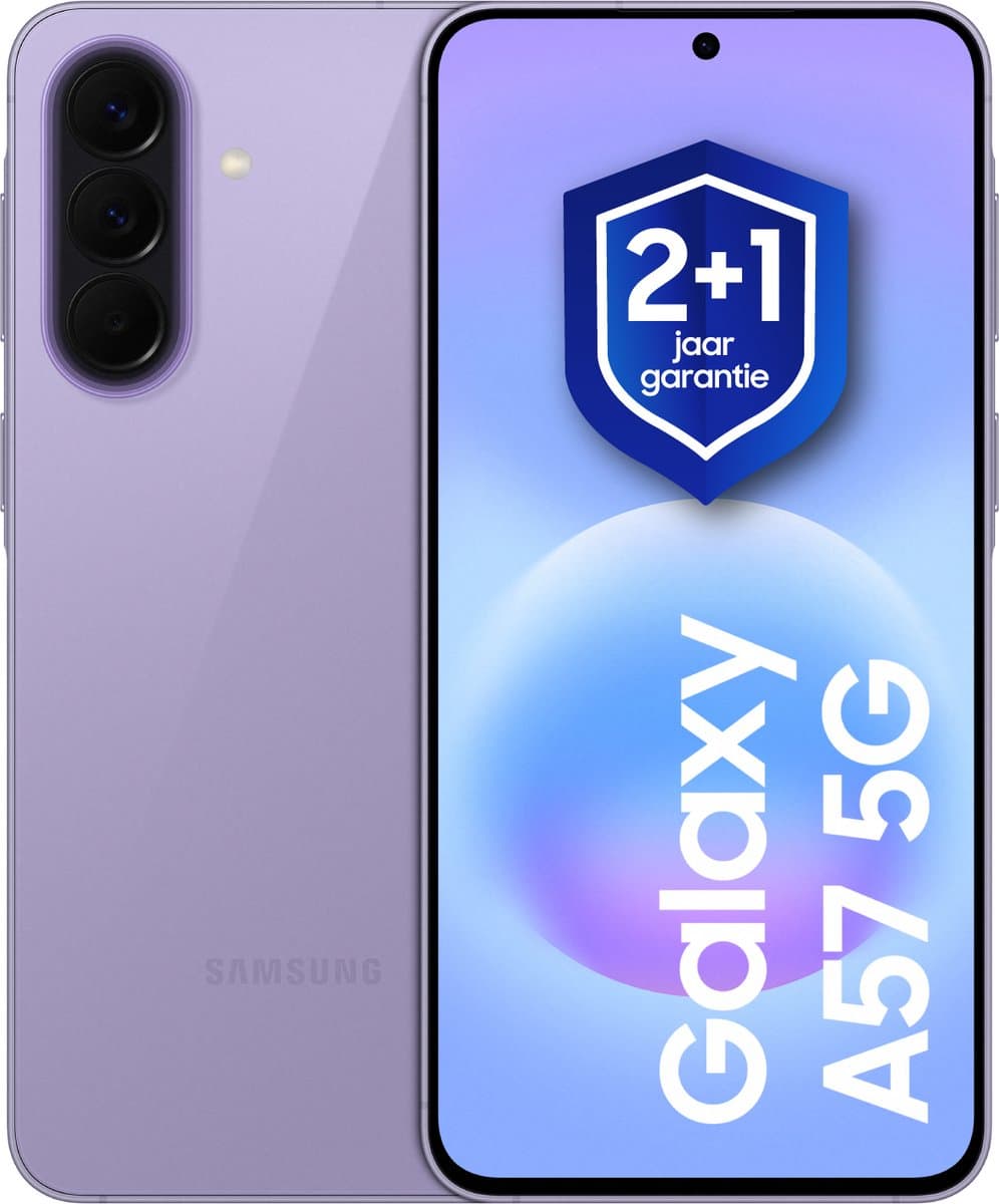 Samsung Galaxy A57 5G - 128GB - Awesome Lilac + 1 jaar extra garantie — afbeelding 1