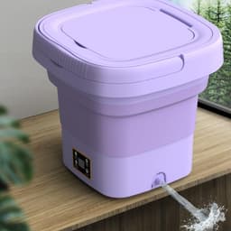 Draagbare Wasmachine - Opvouwbare Wasbak - Thuis Reizen Kamperen - Geïntegreerde Centrifuge - 9 Liter — thumbnail 5