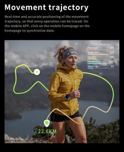 Knobbout Outdoor GPS Smartwatch – 1.43” AMOLED Scherm (466×466) – Bluetooth Bellen – Always-On Display (AOD)-Dubbele Frequentie + 6-Satelliet Locatie – Kompas, Hoogtemeter, Barometer – 100+ Sportmodi – IP68 Waterdicht – 10 Dagen Batterijduur- Zwart — thumbnail 13