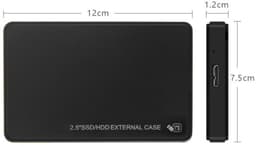 Geen demontage nodig USB 3.0 harde schijfbehuizing - harde schijf extern - harde schijf - USB 3.0 harde schijfbehuizing - 12*7,6*1,3 cm - Zwart - ABS — thumbnail 5