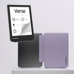 PocketBook Verse - E-reader - Mist Grey - Met Transparant Paars Hoesje - Voordeelbundel — thumbnail 1
