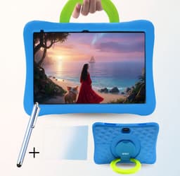 WiseQ Tablet Kinderen 2026 model - 96 GB - 6000mAh - Ouderlijk Toezicht - Kindertablet 10 inch - Kids Tablet - Android 15 - Blauw — thumbnail 2
