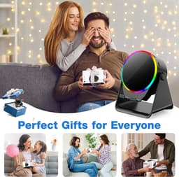 Kraftverdia - 5-in-1 Wireless Mini RGB Speaker - Telefoonhouder - Telefoonhouders Auto - Magnetisch - Bluetooth Speaker - Draadloze Oplader - Wireless charger - GSM Lader - 360° verstelbare houder voor iPhone/Android/iPad/Samsung - Cadeau — thumbnail 7