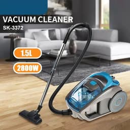 Sensova 2800W Zakloze Stofzuiger met Snoer – Multi-Cyclonische Filtratie, 15.000 Pa Zuigkracht, Grote 1,5L Stofcontainer voor Harde Vloeren, Tapijten en Dierenharen — thumbnail 5