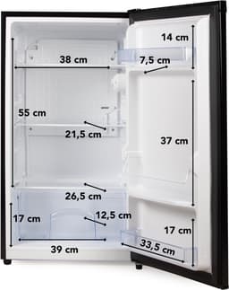 PRIMO PR121FR Koelkast tafelmodel - 88L - E - Zwart — thumbnail 4