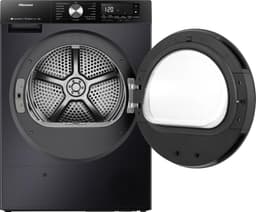 Hisense DH3S902BBCC - Condensdroger - 9 kg - Vrijstaand - Voorbelading - Warmtepomp - Zwart - Draaiknop - TouchControl - 63 dB(A) - Ion Refresh - Allergy Care - Auto Dry — thumbnail 3