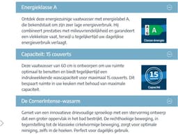 Beko BDIN38561C Volledig ingebouwd Vaarwasser | SuperEco A energy | SelfDry | Super Still | AquaFlex | ProSmart — thumbnail 10