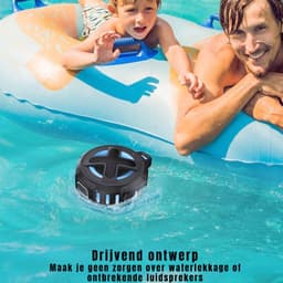MIRA® Douche Speaker - Badkamer Speaker - Douche Speaker Bluetooth - Zwart - 11cm x 10cm x 6cm — thumbnail 7