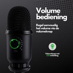 Microfoon inclusief Standaard – Voor Meetings, Gaming, Streaming en Opname - Geschikt voor Windows, Mac OS X & Linux — thumbnail 7