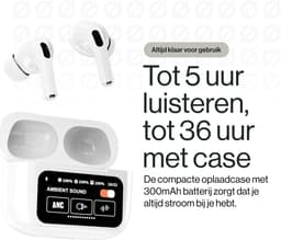 REBØNE OpenEar Sport Pro Earbuds - Draadloze Oortjes - Oordopjes met Oplaadcase - Wireless Earphones - In Ear Sport - Noise Cancelling - Draadloos - Bluetooth - Geschikt Voor o.a. IPhone en Samsung – Voor Smartphone en Laptop — thumbnail 2