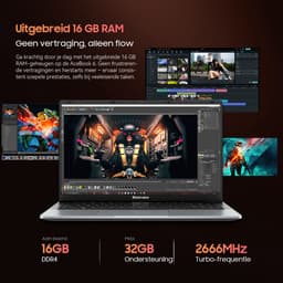 Blackview AceBook 6 Laptop 15,6 inch Full HD - 16 GB RAM - 256 GB + DCM8 15,3" Draagbare Monitor Combinatiepakket, FHD IPS Scherm, 100% sRGB, Dual-band WiFi, Plug & Play, Kantoor Efficiëntie Set (Grijs) — thumbnail 5